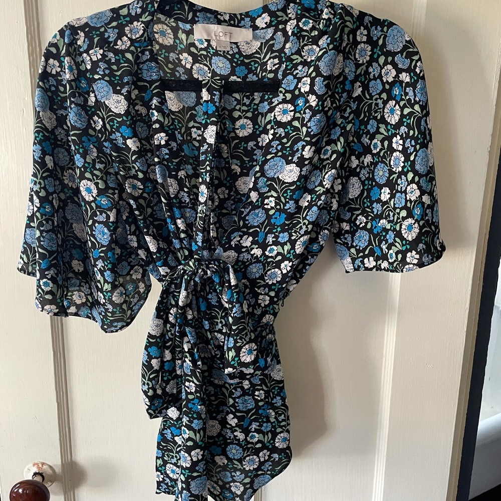 Loft Wrap Blouse